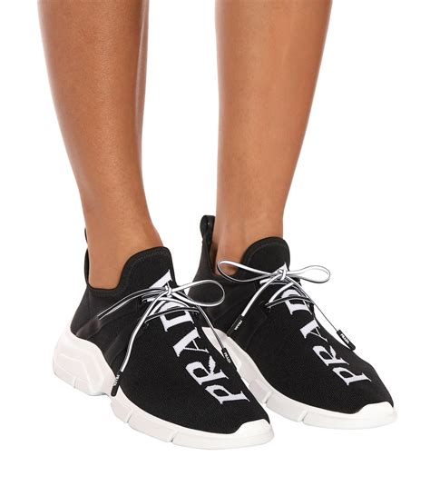 prada sneakers dames 2016|Prada knit sneakers women's.